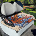 Japanese Koi Fish Tattoo Print Golf Cart Seat Cover