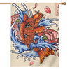 Japanese Koi Fish Tattoo Print House Flag