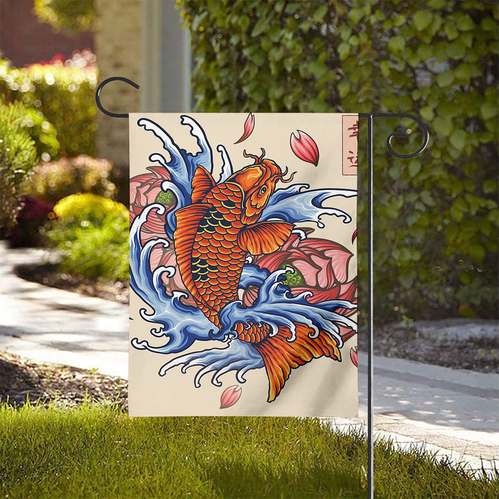 Japanese Koi Fish Tattoo Print House Flag