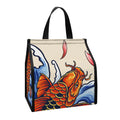 Japanese Koi Fish Tattoo Print Insulated Lunch Tote