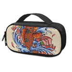 Japanese Koi Fish Tattoo Print Insulin Cooler Travel Case