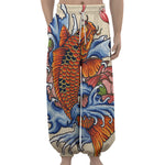 Japanese Koi Fish Tattoo Print Lantern Pants