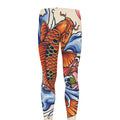 Japanese Koi Fish Tattoo Print Men's Leggings