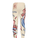 Japanese Koi Fish Tattoo Print Men's leggings