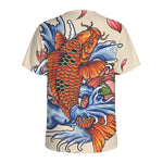 Japanese Koi Fish Tattoo Print Men's Sports T-Shirt