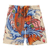 Japanese Koi Fish Tattoo Print Men's Swim Trunks