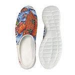 Japanese Koi Fish Tattoo Print Mesh Casual Shoes