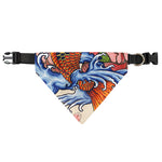 Japanese Koi Fish Tattoo Print Over The Collar Dog Bandana
