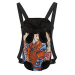 Japanese Koi Fish Tattoo Print Pet Carrier Backpack