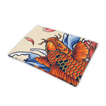 Japanese Koi Fish Tattoo Print Pet Cooling Mat Cover