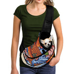 Japanese Koi Fish Tattoo Print Pet Sling Carrier
