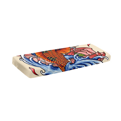 Japanese Koi Fish Tattoo Print Piano Keyboard Cover