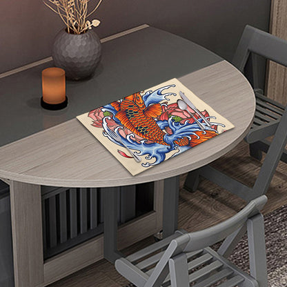 Japanese Koi Fish Tattoo Print Placemat