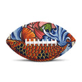 Japanese Koi Fish Tattoo Print Rugby Ball