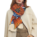Japanese Koi Fish Tattoo Print Scarf