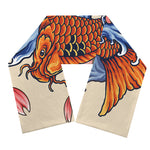 Japanese Koi Fish Tattoo Print Scarf