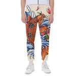 Japanese Koi Fish Tattoo Print Scuba Joggers