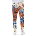 Japanese Koi Fish Tattoo Print Scuba Joggers