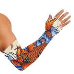 Japanese Koi Fish Tattoo Print Sun Protection Arm Sleeves