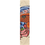 Japanese Koi Fish Tattoo Print Table Runner