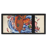 Japanese Koi Fish Tattoo Print Trifold Wallet