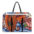 Japanese Koi Fish Tattoo Print Utility Tote Bag