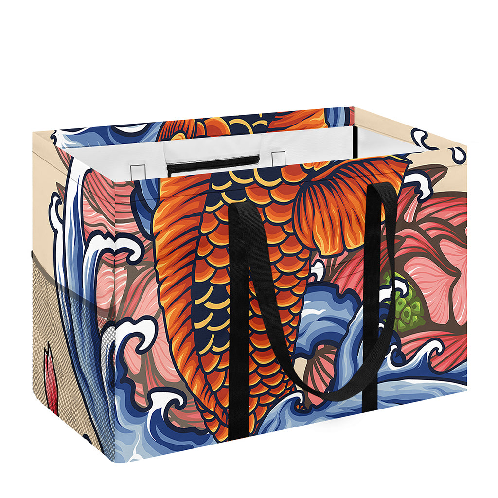 Japanese Koi Fish Tattoo Print Utility Tote Bag