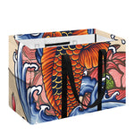 Japanese Koi Fish Tattoo Print Utility Tote Bag