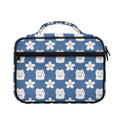 Japanese Lucky Cat And Sakura Print Briefcase Bible Bag