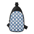 Japanese Lucky Cat And Sakura Print Sling Bag