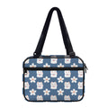 Japanese Lucky Cat And Sakura Print Double Strap Bible Bag