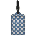 Japanese Lucky Cat And Sakura Print Luggage Tag