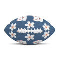 Japanese Lucky Cat And Sakura Print Rugby Ball