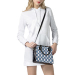 Japanese Lucky Cat And Sakura Print Shoulder Handbag