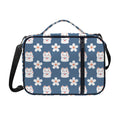 Japanese Lucky Cat And Sakura Print Shoulder Strap Bible Bag