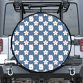 Japanese Lucky Cat And Sakura Print Tire Cover