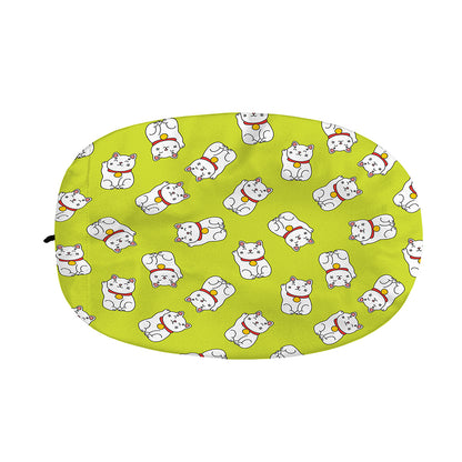 Japanese Lucky Cat Cartoon Print Car Side Mirror Covers