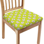 Japanese Lucky Cat Cartoon Print Chair Cushion Cover
