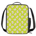 Japanese Lucky Cat Cartoon Print Crossbody Lunch Bag