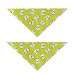 Japanese Lucky Cat Cartoon Print Dog Bandana