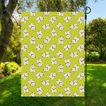 Japanese Lucky Cat Cartoon Print Garden Flag
