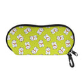 Japanese Lucky Cat Cartoon Print Glasses Case