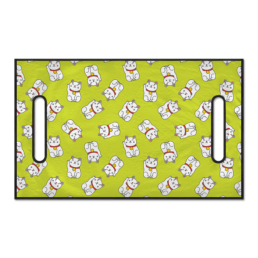 Japanese Lucky Cat Cartoon Print Golf Cart Seat Cover