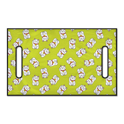 Japanese Lucky Cat Cartoon Print Golf Cart Seat Cover