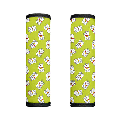 Japanese Lucky Cat Cartoon Print Handle Covers