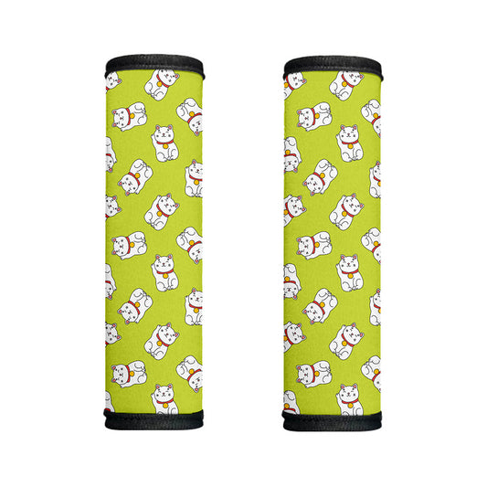 Japanese Lucky Cat Cartoon Print Handle Covers