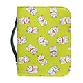Japanese Lucky Cat Cartoon Print Leather Bible Cover