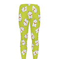 Japanese Lucky Cat Cartoon Print Men's Leggings