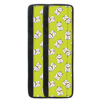 Japanese Lucky Cat Cartoon Print Refrigerator Handle Covers