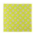 Japanese Lucky Cat Cartoon Print Silk Bandana